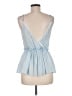 Hinge Blue Sleeveless Blouse Size M - photo 2
