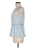 Hinge Blue Sleeveless Blouse Size M - photo 5