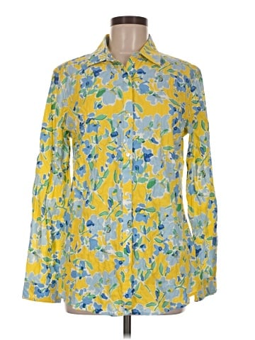 J. McLaughlin Long Sleeve Button-Down Shirt (view 1)