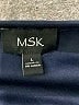 MSK 100% Polyester Black 3/4 Sleeve Blouse Size L - photo 7