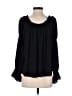 Bailey 44 100% Polyester Black 3/4 Sleeve Blouse Size S - photo 2
