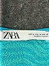 Zara Chevron-herringbone Teal Casual Dress Size S - photo 7