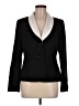 Le Suit 100% Polyester Solid Black Blazer Size 8 - photo 1