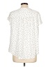 Torrid 100% Polyester Polka Dots Ivory Short Sleeve Blouse Size Lg Plus (0) - photo 2