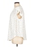 Torrid 100% Polyester Polka Dots Ivory Short Sleeve Blouse Size Lg Plus (0) - photo 5
