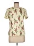 CeCe Floral Ivory Short Sleeve T-Shirt Size M - photo 1