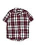 The Children's Place 100% Cotton Plaid Red Short Sleeve Button-Down Shirt Size 10 - 12 - photo 1