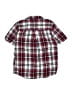 The Children's Place 100% Cotton Plaid Red Short Sleeve Button-Down Shirt Size 10 - 12 - photo 2