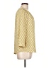dalia 100% Polyester Polka Dots Yellow 3/4 Sleeve Blouse Size L - photo 4