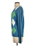 IZOD 100% Cotton Argyle Blue Pullover Sweater Size S - photo 5