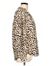 Chaus Animal Print Brown Long Sleeve Blouse Size L - photo 4