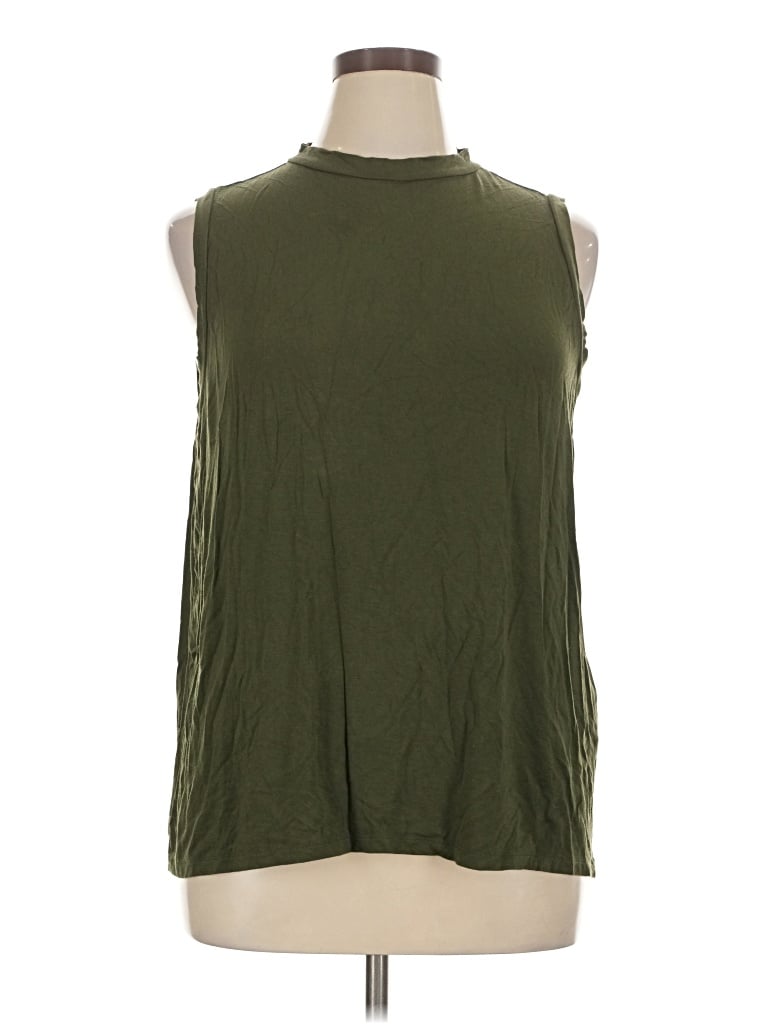 Pre-owned Daily Ritual Sleeveless T-shirt In Green