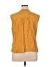 Old Navy Polka Dots Yellow Sleeveless Button-Down Shirt Size XL - photo 2