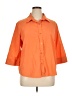 Blair Orange 3/4 Sleeve Blouse Size XL - photo 1