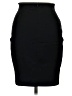 Henri Bendel Solid Black Wool Skirt Size 6 - photo 2