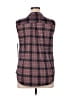 Always Indigo 100% Polyester Red Sleeveless Blouse Size XL - photo 2
