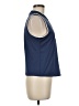 Sigrid Olsen Blue Sleeveless Blouse Size M - photo 4