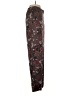 Asceno 100% Silk Print Burgundy Silk Pants Size XS - photo 4