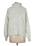 C&C California Metallic Silver Pullover Sweater Size M - photo 2