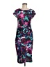 Avon Print Teal Cocktail Dress Size M - photo 1