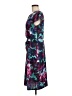 Avon Print Teal Cocktail Dress Size M - photo 5