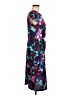 Avon Print Teal Cocktail Dress Size M - photo 4