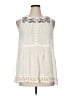 Knox Rose Ivory Sleeveless Blouse Size XL - photo 1