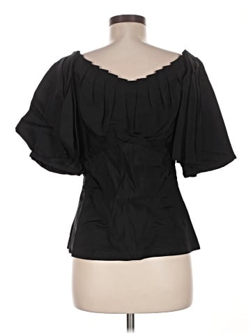 Zac Posen Short Sleeve Silk Top (view 2)