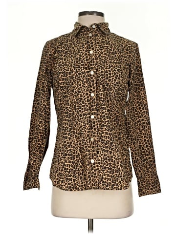 J.Crew Factory Store Long Sleeve Button-Down Shirt (view 1)