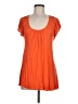 MAX 100% Rayon Orange Short Sleeve Top Size M - photo 1