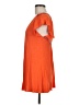 MAX 100% Rayon Orange Short Sleeve Top Size M - photo 5