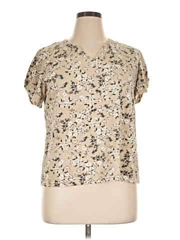 Liz Claiborne Short Sleeve Blouse (view 1)