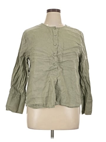 Everlane 3/4 Sleeve Blouse (view 1)