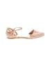 Unique Vintage Metallic Tan Flats Size 9 - photo 1