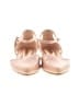 Unique Vintage Metallic Tan Flats Size 9 - photo 2