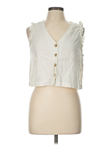 Madewell Sleeveless Button-Down Shirt (view 1)