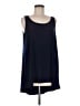Dennis by Dennis Basso Blue Sleeveless Blouse Size M - photo 1