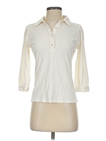 Ann Taylor 3/4 Sleeve Button-Down Shirt (view 1)