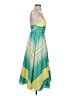 Assorted Brands Stripes Green Cocktail Dress Size S (estimated) - photo 4