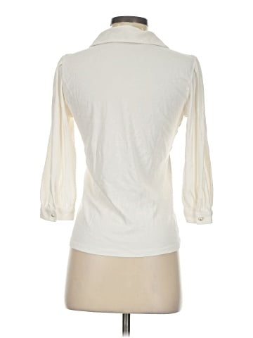 Ann Taylor 3/4 Sleeve Button-Down Shirt (view 2)