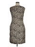 Nine West Animal Print Tan Cocktail Dress Size 14 - photo 2