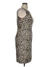Nine West Animal Print Tan Cocktail Dress Size 14 - photo 4