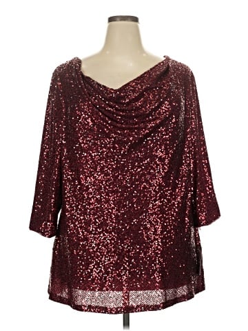 Alex Evenings 3/4 Sleeve Blouse (view 1)