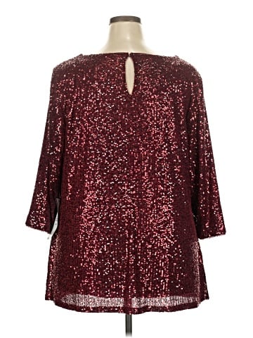 Alex Evenings 3/4 Sleeve Blouse (view 2)
