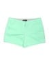 J.Crew 100% Cotton Solid Green Shorts Size 6 - photo 1