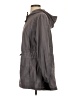 Apana 100% Polyester Solid Gray Raincoat Size S - photo 5