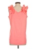 Zenana 100% Polyester Pink Sleeveless Top Size S - photo 2