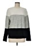 J.Crew Factory Store Color Block Gray Pullover Sweater Size M - photo 1