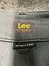 Lee 100% Polyester Solid Gray Casual Pants Size 18S - photo 4
