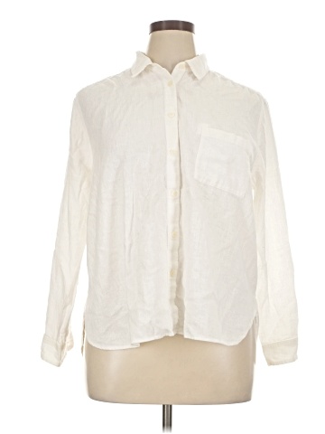 Ann Taylor LOFT Long Sleeve Button-Down Shirt (view 1)
